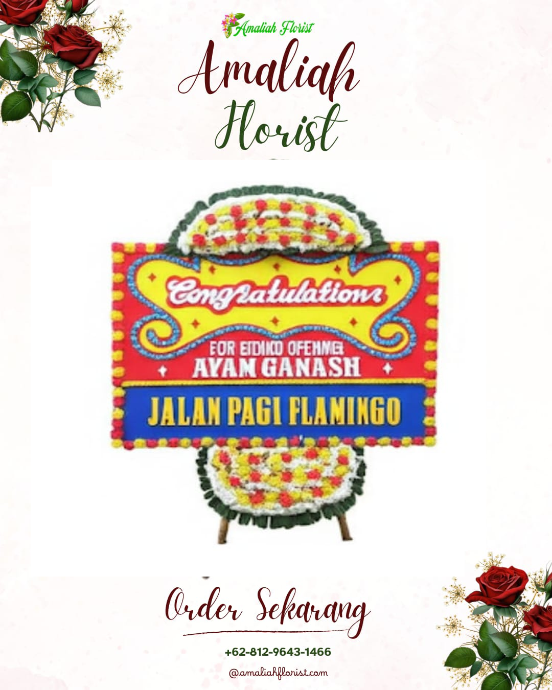 Sewa Papan Bunga Kresek